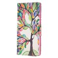 thumbnail image 4 of Feishell for Samsung Galaxy S23 Ultra (6.8 inch) Case,Fashion Painted Pattern PU Leather Shockproof Magnetic Clasp Flip Cover with Card Slots Kickstand Wallet Phone Case,A-Colorful Tree, 4 of 8