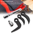 thumbnail image 2 of M Buder 5 Pcs Pry Bar Wrench Adapter Head Set, 1/2in & 3/8in Drive Crowbar with L Shape Prybar and Extension Bar, Heavy-Duty Half Shaft Removal Tool Kit (23 x 19 x 5 cm / 9.05 x 7.48 x 1.97 inches), 2 of 9