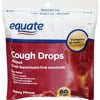Equate Menthol Cherry Flavor Cough Drops, 80ct