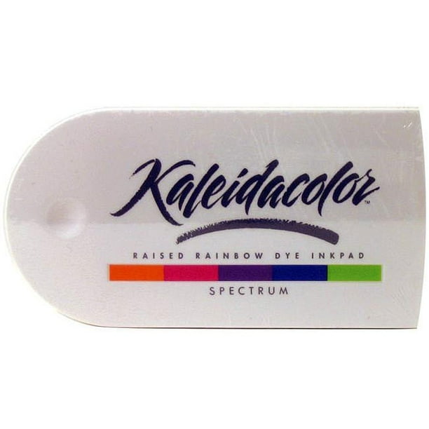 Tsukineko Kaleidacolor Spectrum Raised Rainbow Dye Ink Stamp Pad