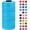 Aqua Blue, variant on Braided Macrame Cord 1.5mm x 218yards Polypropylene Rope Polyester Yarn Crochet Thread, String for DIY Crafts Bag Knitting Plant Hangers Home Decorations (Orange) Orange