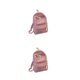 thumbnail image 1 of Minnieouse con estilo Fácil de combinar Gran capacidad Cremallera Estudiante Niñas Escuela secundaria Bolsa Regalo de cumpleaños Rosa Rosa 2Conjunto, 1 of 6