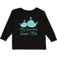 thumbnail image 3 of Inktastic My Grandma Loves Me Boys or Girls Long Sleeve Toddler T-Shirt, 3 of 5
