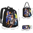 thumbnail image 4 of Jey USO Wrestler Backpack 3 Pieces Set With Lunch Box And Pencil Pouch Combination for Work/Sport/Picnic Classic Laptop Backpack Travel Daypack Stationery Bag, 4 of 7