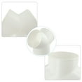 Pvc Y Shape Ducting Splitter Connector for Extractor Fans Range Hood