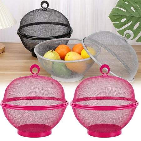 

Kitchenware Clearance Sale Vegetable Drain Basket 2Pc C Fruit Basket With Fly Fruit Bowl With Lid Fruit 2*Drain Basket By Relocy