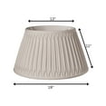thumbnail image 6 of Table Lamp Slant Shallow Drum Softback Lampshade with Washer Fitter, Egg,LED Lamp, 6 of 7