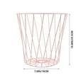 thumbnail image 2 of Shisuyan 1pc Metal Umbrella Bucket Litter Container Separation Bin No Cover Trash Basket, 2 of 8
