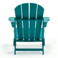 thumbnail image 3 of Westin Outdoor Braxton Folding Plastic Adirondack Chair (Set of 4), Turquoise, 3 of 15