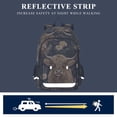 thumbnail image 5 of FORMRS Unisex School Backpack 17" Student Travel Bag with Laptop Compartment, Cows and Flowers, 5 of 7