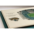 thumbnail image 4 of Jacksonville Jaguars 17'' x 13'' 5-Layer StadiumViews 3D Wall Art, 4 of 5