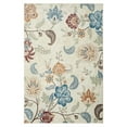 thumbnail image 3 of Shininglove Modern Indoor Floral Area Rugs 5' x 8' Oriental Washable Floor Mat for Living Room Bedroom(Beige), 3 of 7