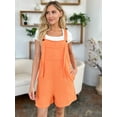 thumbnail image 6 of Double Take Full Size Texture Sleeveless Romper, 6 of 19