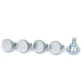 thumbnail image 1 of Unique Bargains 5 Pcs M6x12mm Zingué Métrique Moleté Tête Pouce Machine Vis Boulons, 1 of 1