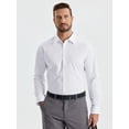 thumbnail image 2 of sogami Men's Stretch Dress Shirt Wrinkle-Free Long Sleeve Button Down Formal Shirt, 2 of 8