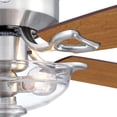 thumbnail image 7 of Westinghouse Hadley 42 in. Brushed Nickel Brown LED Indoor Ceiling Fan, 7 of 7