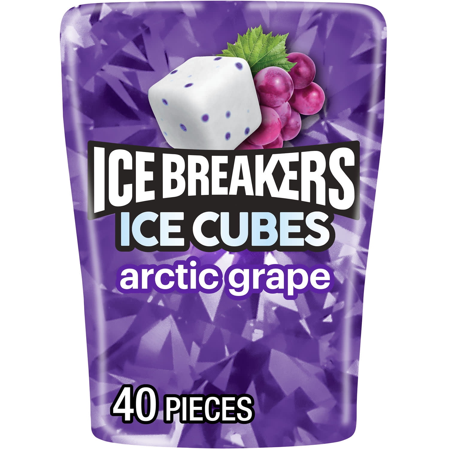 Ice Breakers Ice Cubes Spearmint Sugar Free Chewing Gum, Bottle 