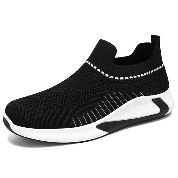 Men's Plus Size Comfortable Orthopedic Shoes, Breathable Lightweight Sneakers Easy to Put on and Take Off, Running Walking Shoes for Sports, Gym, Tennis