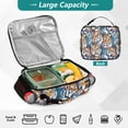 thumbnail image 4 of ALAZA Cool Tigers Lunch Box Insulated Lunch Bag Cooler Tote with Shoulder Strap, 4 of 7