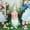 Green, variant on Uutvery Faceless Dwarf Doll Easter Ornament, Holiday Gnome Figurine Window Shelf Decor, Festive Tabletop Fireplace Mantel Decoration