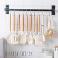 thumbnail image 2 of Country Kitchen 38-Pc Cooking Utensils Set Silicone Spatula & Kitchen Gadgets, Khaki, 2 of 7