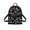Christmas Lights Snowflake, variant on Sunflower Pattern Print Small Backpack, Multi-Purpose Polyester Mini Cell Phone Backpack for Shopping Travel, Adjustable Strap Travel Daypack