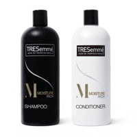 TRESemm Moisture Rich Moisturizing Shampoo and Conditioner Professional Quality Salon-Healthy Look And Shine Moisture Rich Formulated With Vitamin E And Biotin for Dry Hair 28 oz 2 Count