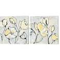 thumbnail image 2 of 16 Again with Yellow by Kellie Day Canvas Art Set of 2 14 inch X 14 inch Each, 2 of 4