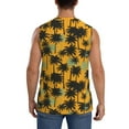 thumbnail image 4 of Fotbe Men's Hawaii Palms Print Men's Sleeveless Muscle Tank Tops Casual T-Shirts for Gym Workout Beach-Small, 4 of 8
