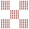 thumbnail image 2 of Wosthever Hebillas de sujeción de 20 piezas, hebilla de cordón de paracaídas, ajustador de cuerda de tracción de aleación de aluminio, tope de cuerdas Rojo 5piezas Wosthever CBP226825, 2 of 5