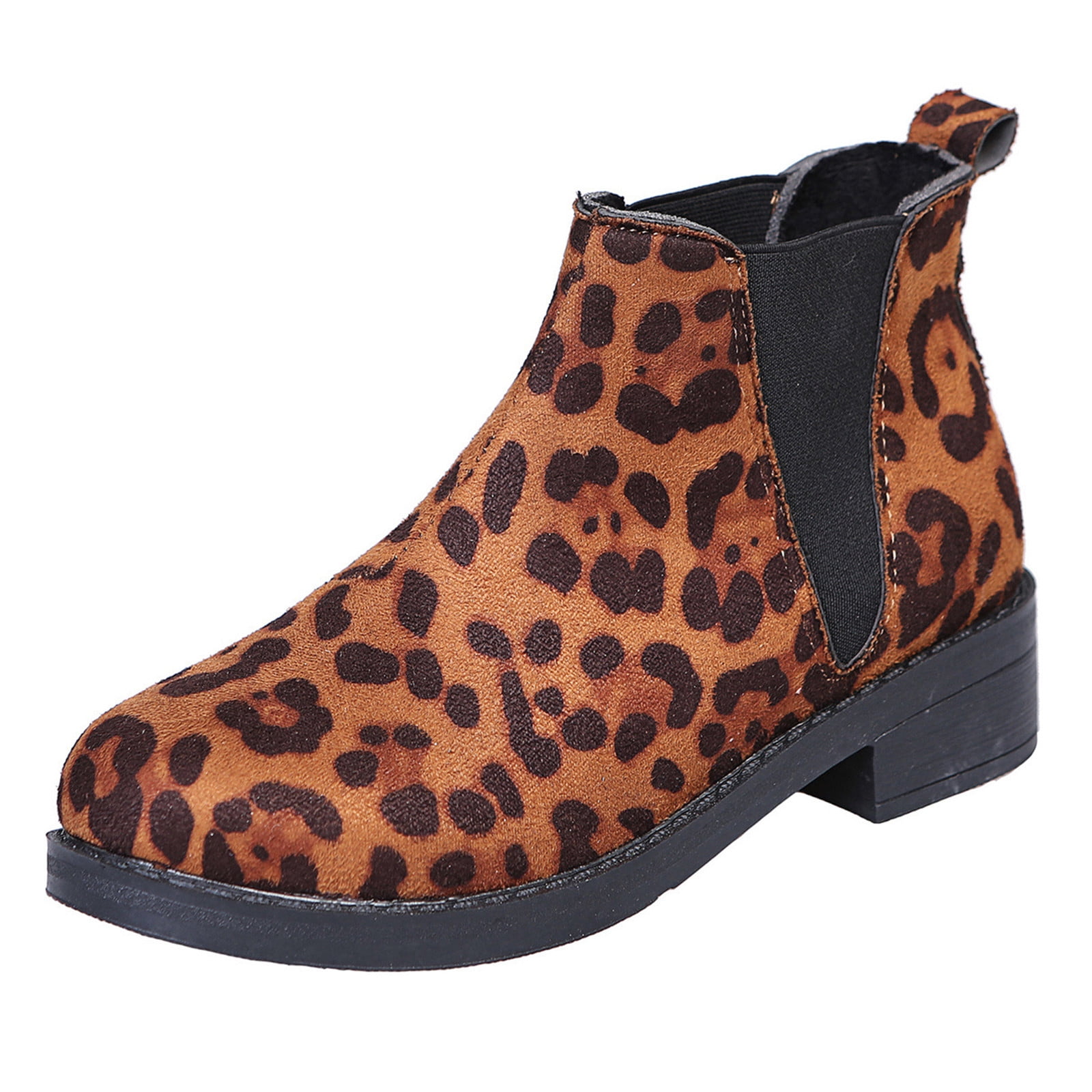 leopard work boots