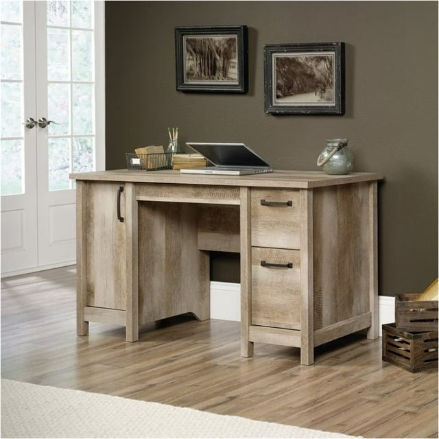 Pemberly Row Bureau d'Ordinateur en Chêne Linteau