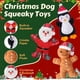 thumbnail image 2 of Juego de 3 juguetes para perros Newget con chirriador y cuerda para limpiar los dientes, 2 of 7
