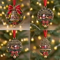 thumbnail image 3 of Christmas Bells Decoration Pendant, Vintage Holiday Ornament with Santa & Reindeer, Festive Hanging Decor for Tree, Gift Exchange & Home Party, 3 of 3