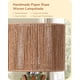 thumbnail image 3 of Lámpara EDISHINE Base de Madera 46 cm Pantalla de Ratán E26 120V, 3 of 8