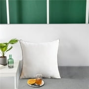 Brushed Fabric Pillow Core - Lumbar Cushion Support, Soft Polyester Fill, Breathable & Comfortable, Easy to Clean, White, JKODE