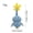 Light blue, variant on Cartoon Pikmin Plush Toy Snail Yellow Dog Leaf Onion Plush Toy