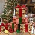 thumbnail image 5 of BIOBROWN Reversible Kraft Christmas Wrapping Paper - 17 Inch X 33 Feet (46.7 sq. ft. ttl.) - Vintage Trucks Design Perfect for Xmas, Party, Holiday Gift Wrap, 5 of 14