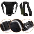 thumbnail image 3 of Nuevo bolso de pierna para deportes al aire libre, bolsillo para montar, bolso de mensajero para hombres y mujeres, bolso de pecho reflectante táctico, verde, 3 of 5