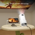 thumbnail image 3 of Mini Bluetooth Portable Projector720P, 270° Rotatable Home Cinema Projector, Compatible with Fire Stick, Smartphone, PC, PS5, 3 of 10