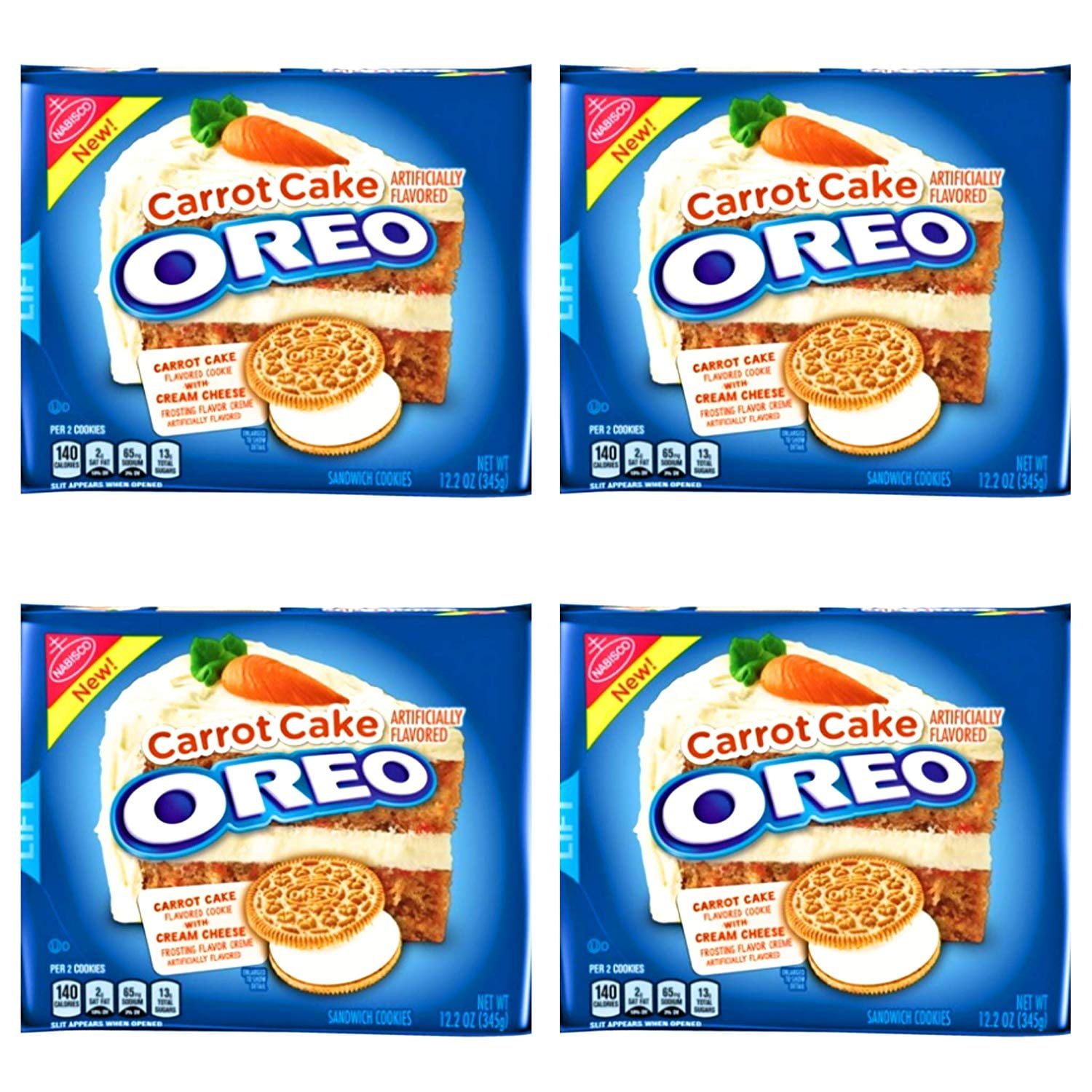 Oreo Carrot Cake Sandwich Cookies Pack of 4 Bags