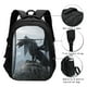 thumbnail image 3 of Balery Valley Gray Dragon Mochila con carga USB para hombre y mujer - Mochila impermeable y antirrobo para laptop con puerto USB para viajes, trabajo, 3 of 7