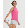 thumbnail image 3 of BALEAF Women's Workout Tank Tops Racerback Open Back Top Sleeveless Running Yoga Shirts Loose Fit Athletic Gym Sports Pink M, 3 of 7