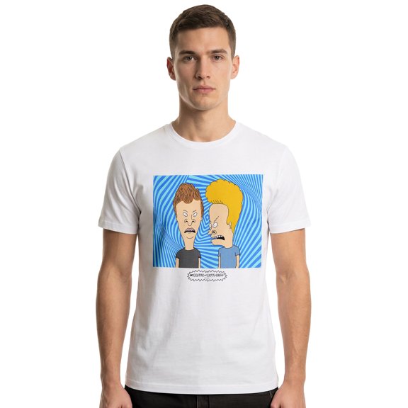 Beavis And Butt-Head T-Shirt Men's Trippy Short Sleeve Graphic Tee