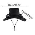 thumbnail image 3 of Ohmyroo Solar Fan Hat with Sun Protection & UV Blocking, 3 of 5