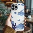 thumbnail image 4 of Cases Cover, Whimsical Cat & Cloudy Fish Tough Phone Case – Cute Dual Layer Protective Cover for iPhone 16 Pro Max, 16 Plus, 15, 14, 13, 12, 11, X, Samsung Galaxy S25, S24, S23, S22, 4 of 5