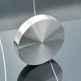 thumbnail image 3 of 4pcs Round Aluminum Circle Disc Glass Tops Adapter for Glass Table Tea Tables, 3 of 6