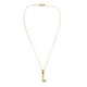 thumbnail image 2 of Collar con dije de oro laminado letra brillos L, 2 of 6