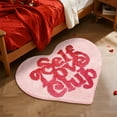 thumbnail image 5 of Oliegs Boxbollen Cute Hot Small Area Rugs For Bedroom Bathroom Living Room College Dorm Aesthetic Heart Shaped Modern Preppy Rug Funky Bath Mat Soft Shaggy Bathroom Rugs Non Slip Washable Walking, 5 of 5