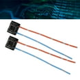 thumbnail image 1 of Headlight Bulb Connector, Headlight Bulb Conversion Wire  Insulation Better Conductivity Red Copper 2Pcs/Set Wear Resistance  For Car Retrofit, 1 of 8